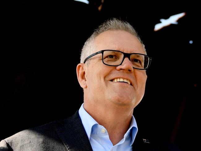 SYDNEY, AUSTRALIA - NewsWire Photos APRIL 23, 2021.Prime Minister Scott Morrison walks through a designated environmental walking track in Taren Point, NSW.Picture: NCA NewsWire / Jeremy Piper
