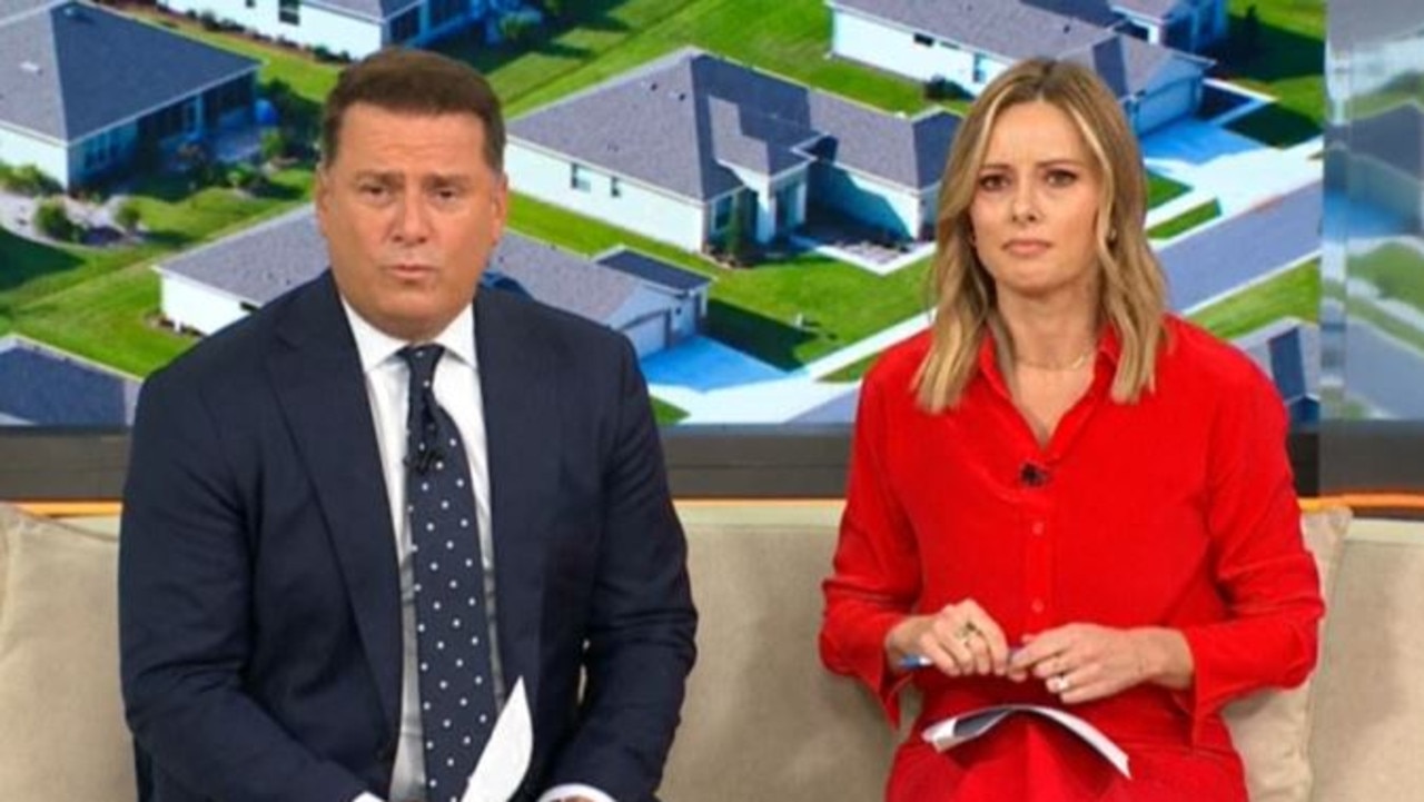 Karl Stefanovic and Ali Langdon were visibly emotional as they spoke to the Shellharbour family. Picture: Today Show