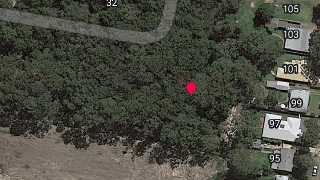 The location of the proposed housing development. Picture: Supplied.