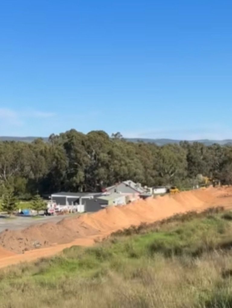 Construction has already begun on the latest development from the owner of Pizzateca in McLaren Vale. Picture: Facebook