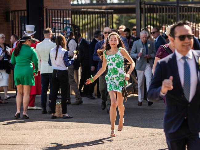 Members had been queuing from 7am to be the first through the gates. Picture: Julian Andrews