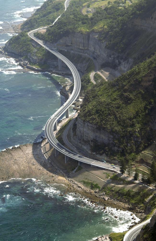 The iconic Sea Cliff Bridge.