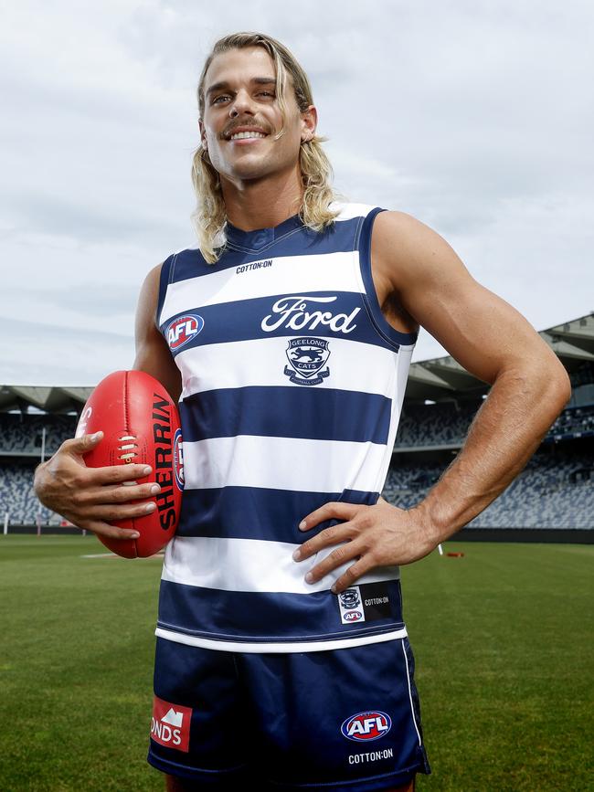 And Bailey Smith is set to officially step out as a Cat for the first time against the Bombers. Picture: Michael Klein