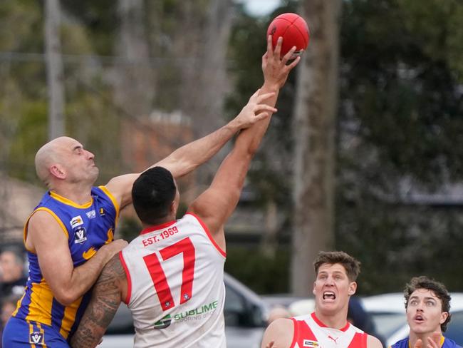 MPFNL Div 2 qualifying final: Karingal v Somerville. Somerville player Ben Sedgwick. Picture: Valeriu Campan