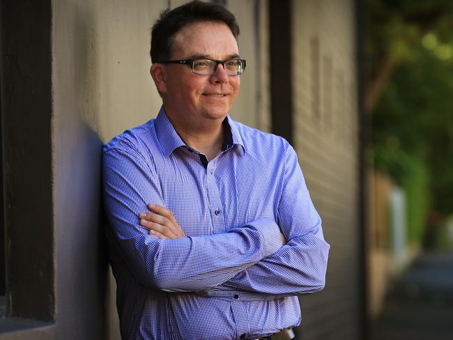 The new principal of Punchbowl Boys High School, Robert Patruno, has vowed to teach true blue Aussie values. Picture: Toby Zerna