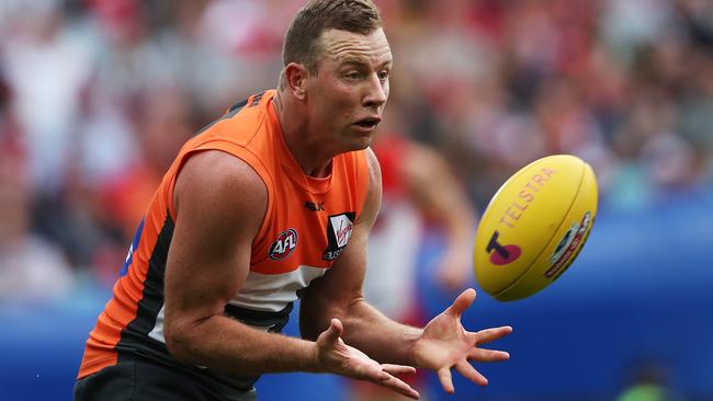 Steve Johnson has been a valuable pick-up for the GWS. They have been successful in filling holes in their list with experienced players from other clubs. Picture: Phil Hillyard