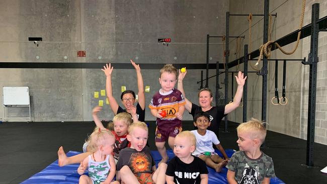 Crossfit Gladstone owners Kristina and Adam Gibson have created a space purely for kids and toddlers to practice crossfit.Â 