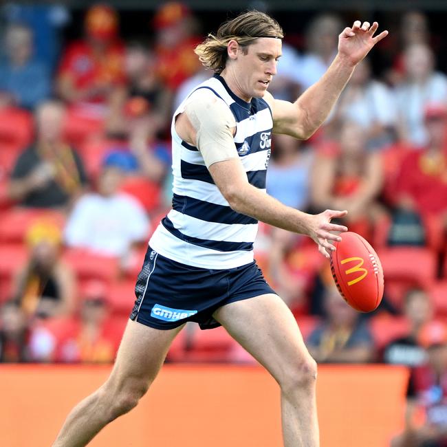 Mark Blicavs is out of contract at Geelong. Picture: Getty Images