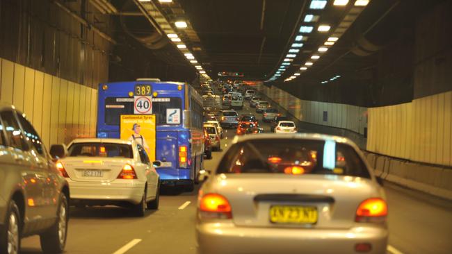 Recent innovations mean a tunnel is now a feasible option to complete the North-South corridor. Pictured is Sydney’s eastern distributor tunnel.