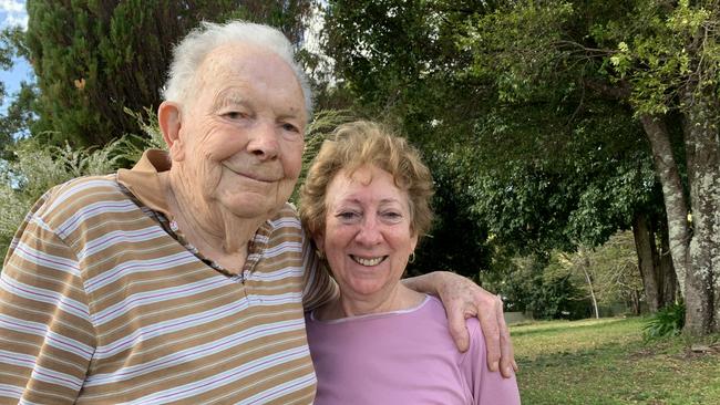 John and Delma O'Connor from Goonellabah said they want to keep the pocket park next door to their home in Julie Crescent.