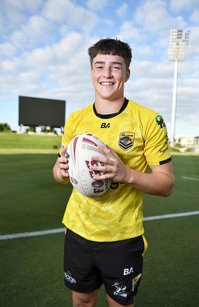 Sunshine Coast Falcons Cyril Connell Cup player Jackson Koina. Picture: Patrick Woods.