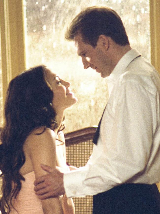 Jennifer Lopez and Ralph Fiennes in Maid in Manhattan.