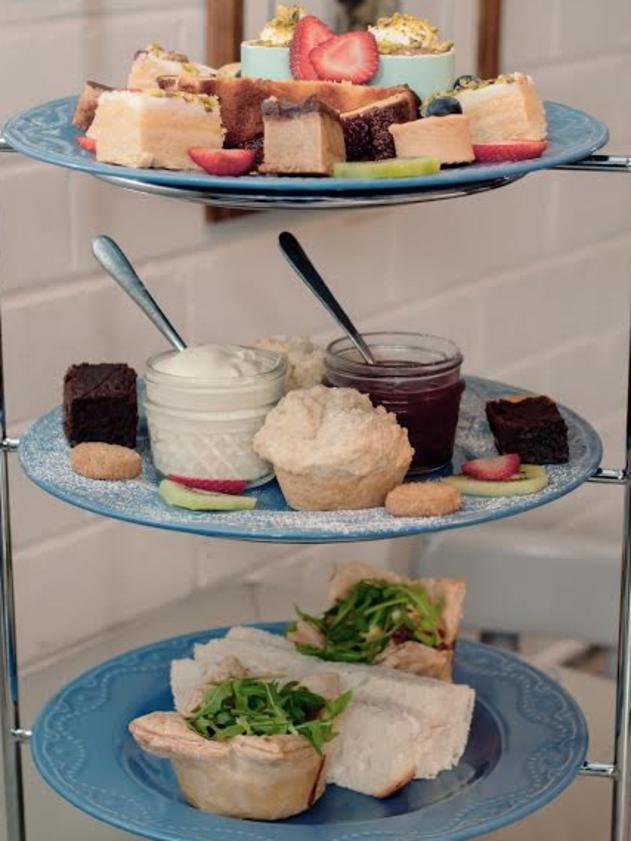 Arthur St Cafe's high tea features three tiers of delicious homemade treats. Picture: Arthur St Cafe