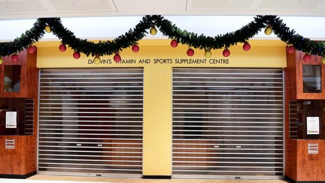 An empty shop inside the Mitchell Centre. The <i>NT News </i>walked all the city centre’s streets and found almost 100 vacant shopfronts.  Pictures: Justin Kennedy