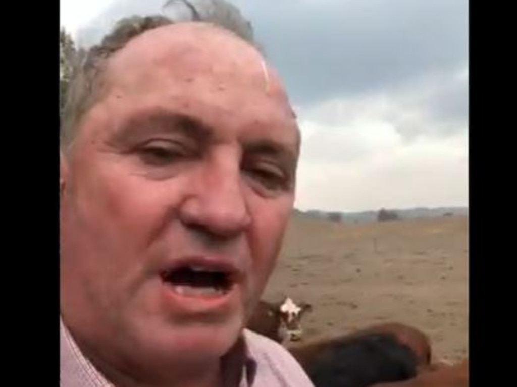 Barnaby Joyce has recorded a Christmas message for Australia. Apparently.