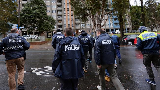 The strike force has made 35 arrests in Redfern and surrounding areas.