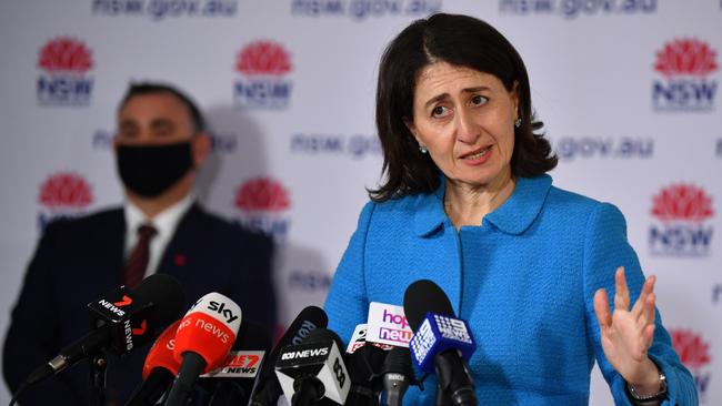 Gladys Berejiklian hopes NSW can  open up with Victoria before the rest of the country.   Picture: Getty Images