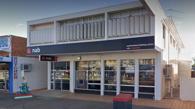 National Australia Bank (NAB) Charleville branch.