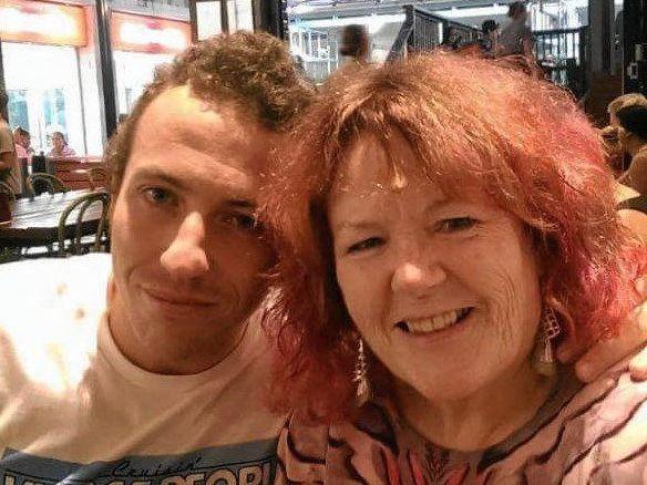 Lloyd Copper and his mother Barbara Copper. Picture: Contributed