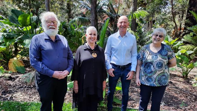 Tony Judge (second from right) and his Labor team