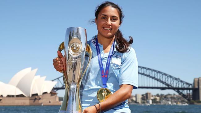 Teresa Polias led Sydney FC to W-League glory last weekend.