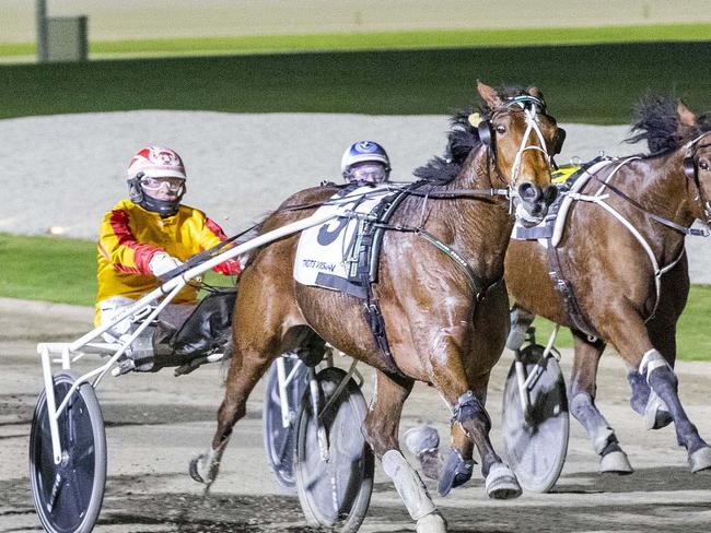 Race 7: Tabcorp Park, Saturday 2-9-2023 Tab Australasian Trotting Championship (Group 2) Winner: Queen Elida (3) Trainer: Brent Lilley; Driver: Chris Alford Race Distance: 2,760 metres, Mile Rate: 2.02.0 photography: Stuart McCormick