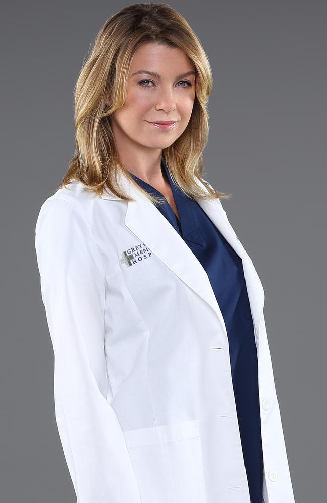 Grey's Anatomy star Ellen Pompeo as Dr. Meredith Grey. Picture: ABC/Bob D'Amico