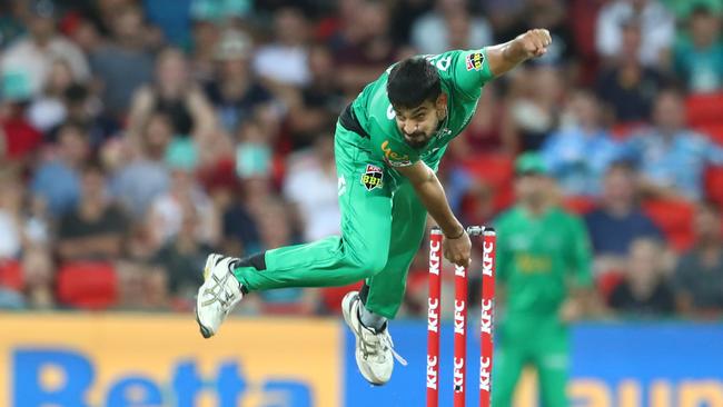 Haris Rauf got a wicket on his first ball in the BBL.