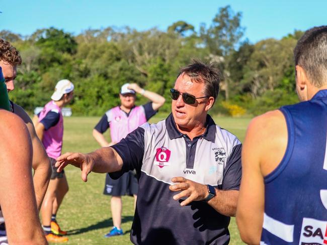 Broadbeach QAFL coach Craig O'Brien. Picture: Supplied.