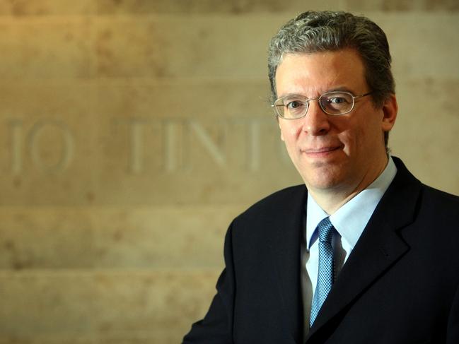 Rio Tinto CEO, Tom Albanese, at the company's office in Collins Street Melbourne.