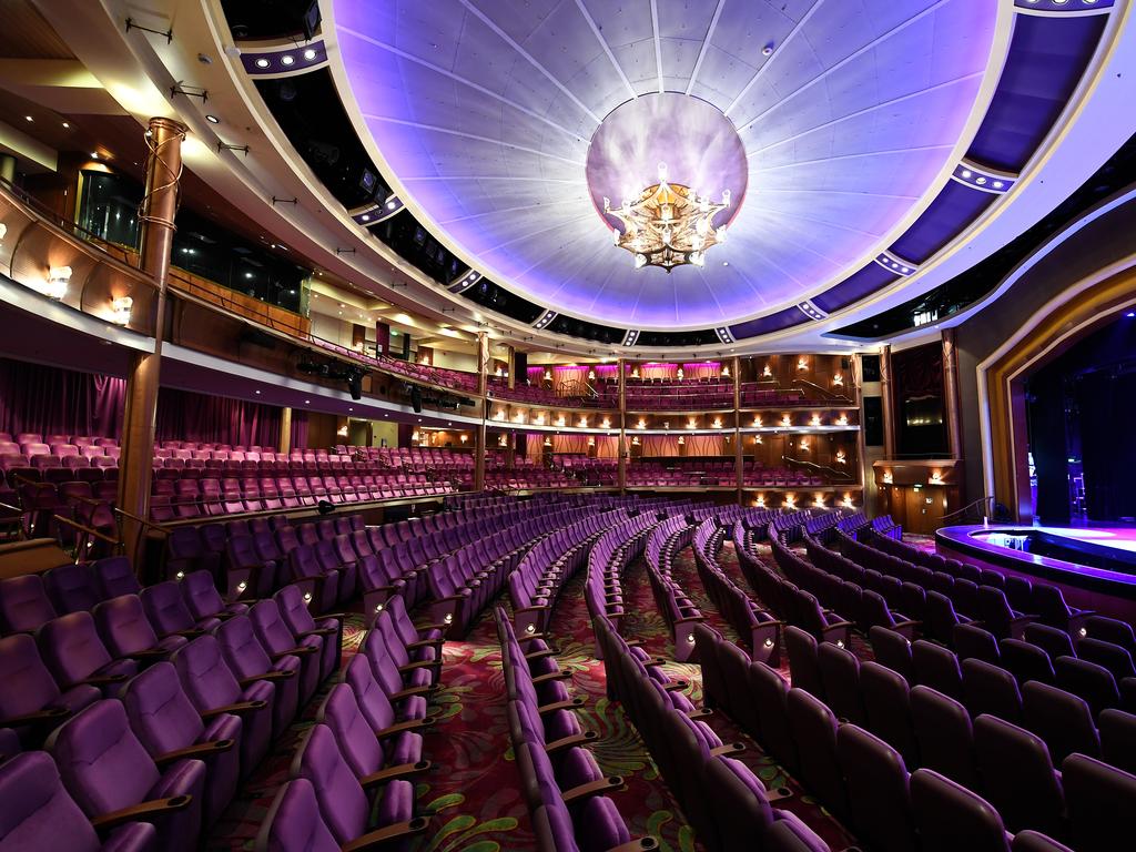 The Royal Theatre hosts special stage performances. Picture: Royal Caribbean