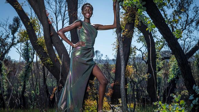 Ajak Deng is a special guest at this year’s fashion festival. Picture: Jake Nowakowski