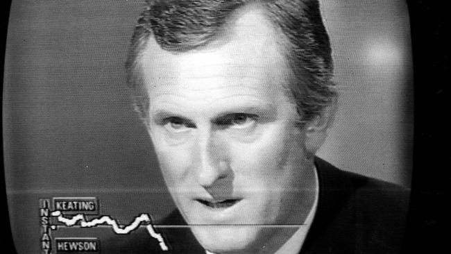 The worm turned in favour of opposition leader John Hewson during his debate with Prime Minister Paul Keating in 1993.