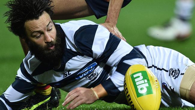 Jimmy Bartel will play his 300th game this week. Picture: Getty Images.