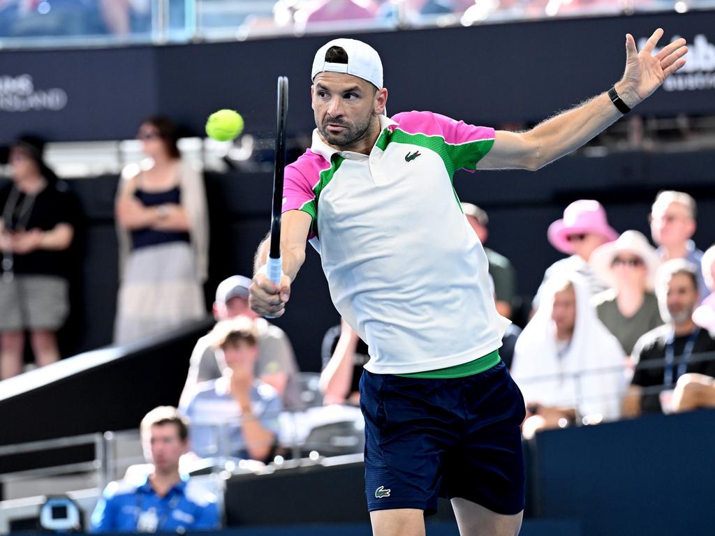 The defending champion, Dimitrov is through to the semi-finals again. Picture: Getty Images