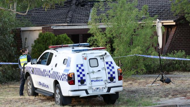 A man has died after a house fire in Melton West. Picture: David Crosling