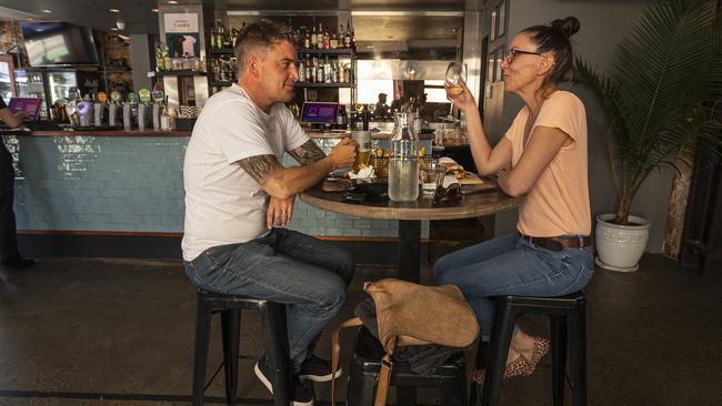 Melburnians enjoy getting back on the beers. Picture: Getty