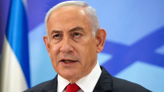 Israeli Prime Minister Benjamin Netanyahu. Picture: AFP