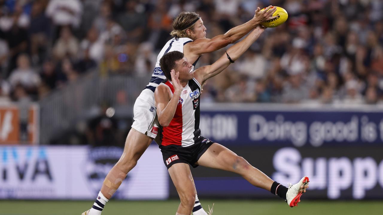 Rowan Marshall is enjoying a strong night at the Cattery. (Photo by Darrian Traynor/Getty Images)