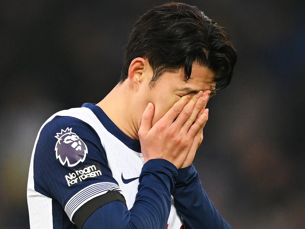 Son Heung-Min led the line in Dominic Solanke’s absence. Picture: Michael Regan/Getty Images