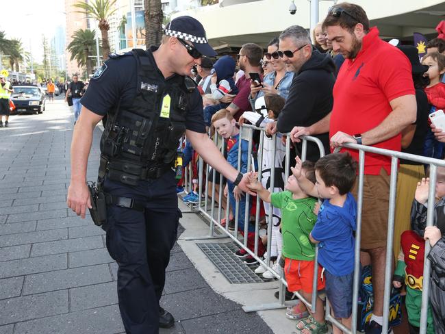 Pictured during the Superhero parade at Broadbeach as part of Supanova . Pic Mike Batterham