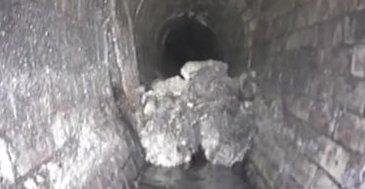 130-Tonne 'Fatberg' Discovered in East London Sewer. Credit - Thames Water via Storyful