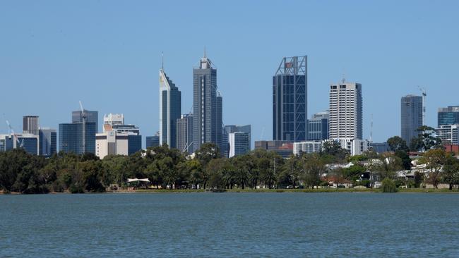 Lake Monger skyline in Perth. NCA NewsWire / Sharon Smith
