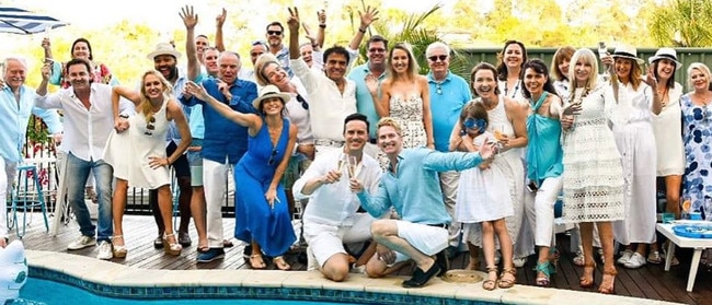 Damien Anthony Rossi proposed to his partner Jason Avery in front of close friends with guests including Queensland icons Sam Thaiday, Annastacia Palaszczuk and Stefan.