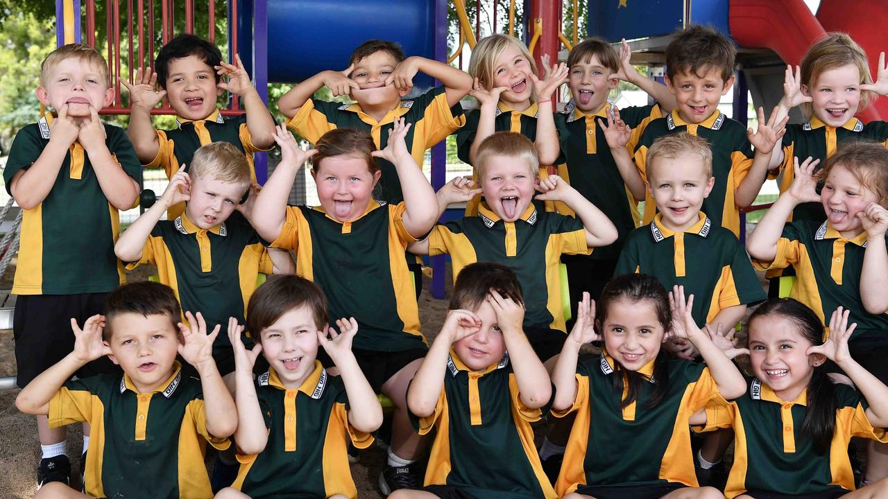 MY FIRST YEAR: Gin Gin State School Preps. Picture: Patrick Woods.