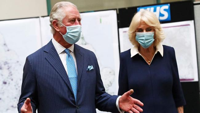 Prince Charles and his wife Camilla. Picture: Aaron Chown/AFP