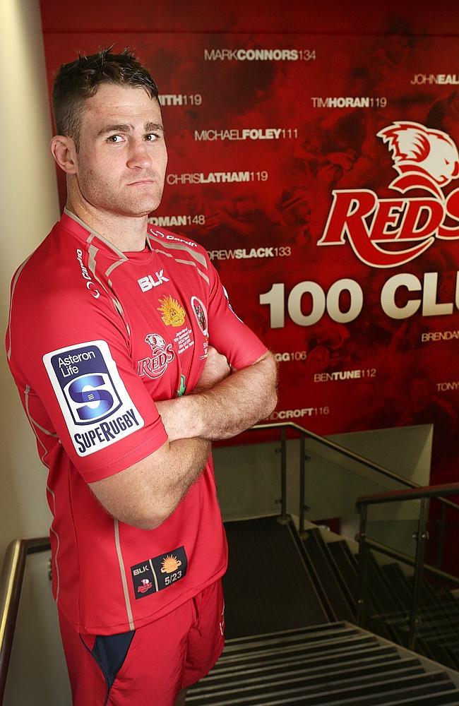 James Horwill will play his 100th game for the Reds.