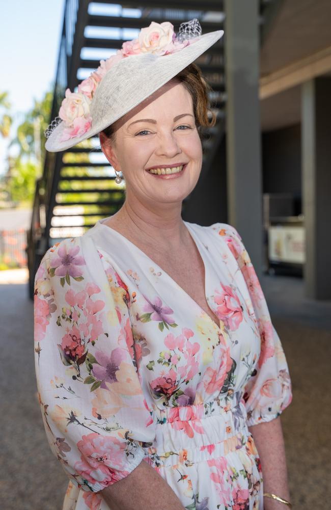 Vickie Miller at the 2023 Darwin Cup Carnival Ladies Day. Picture: Pema Tamang Pakhrin