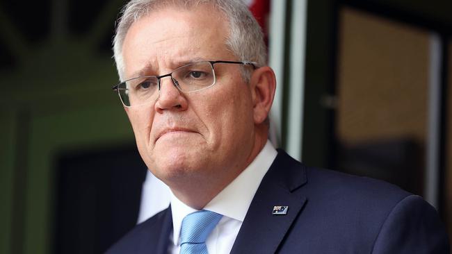 Prime Minister Scott Morrison said foreign tourists won’t be welcome Down Under until 2022. Picture: Gary Ramage/NCA NewsWire