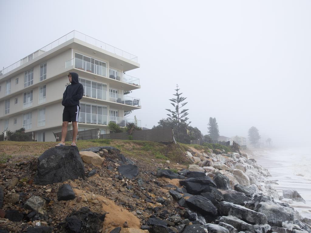 Collaroy has been hammered by huge waves like it was during devastating storms in June, 2016. Picture: Brook Mitchell/Getty Images